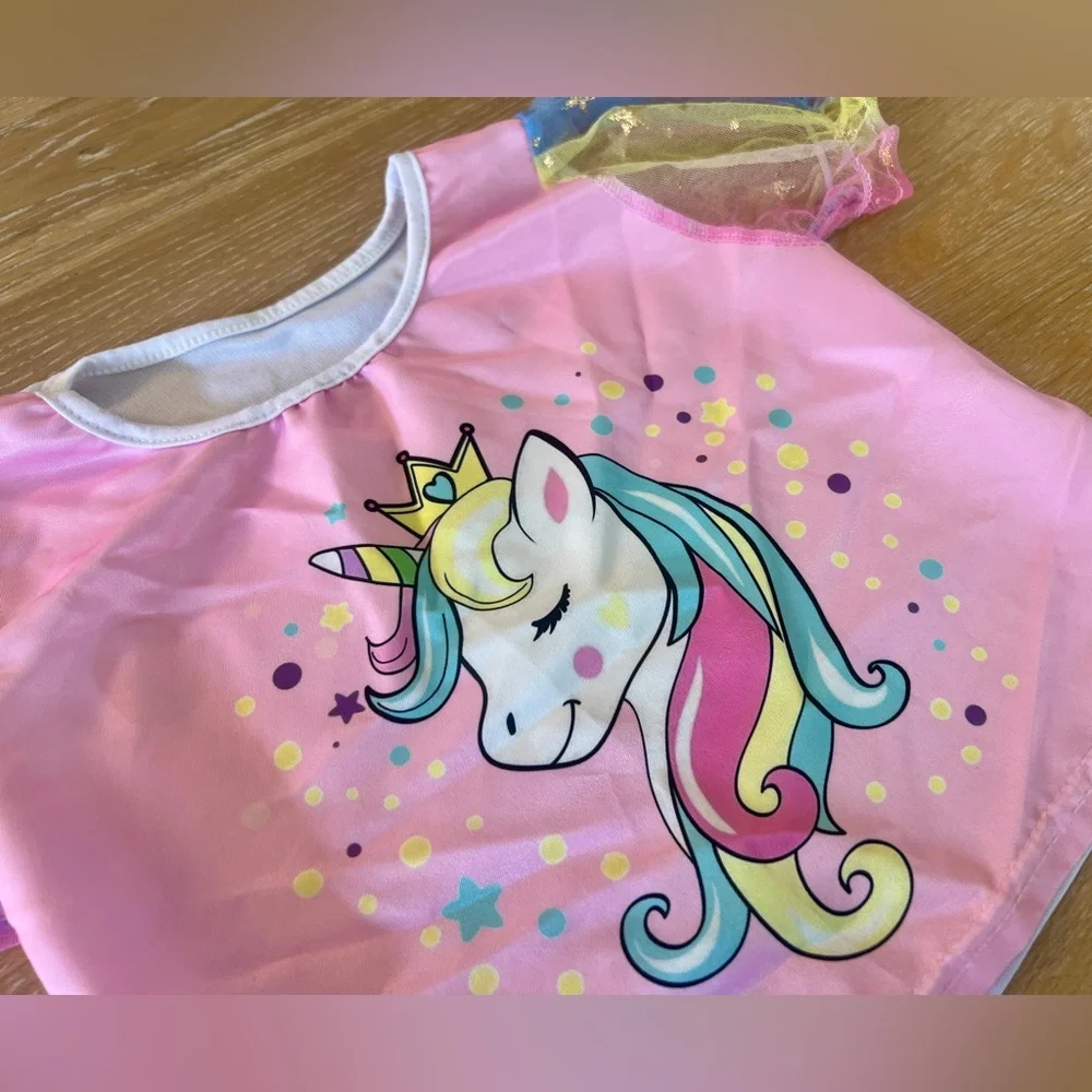 🦄🌈NWOT UNICORN SPARKLES COSTUME SET & MINI PLAY LUGGAGE🌈🦄